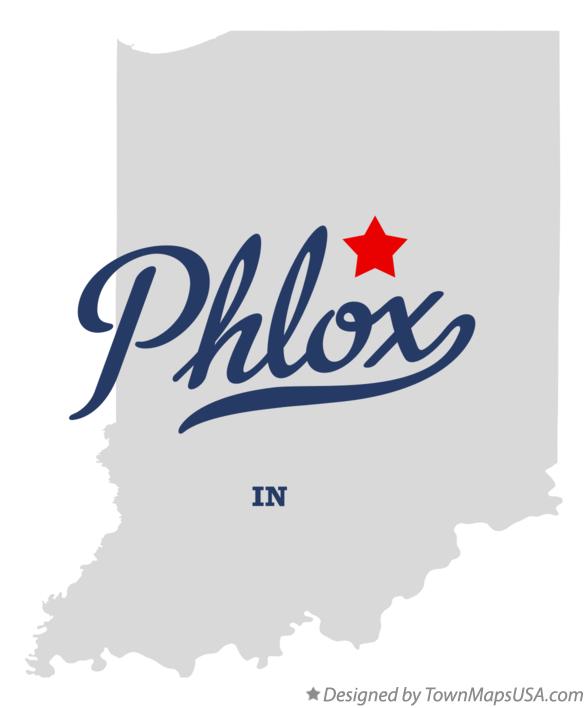Map of Phlox Indiana IN