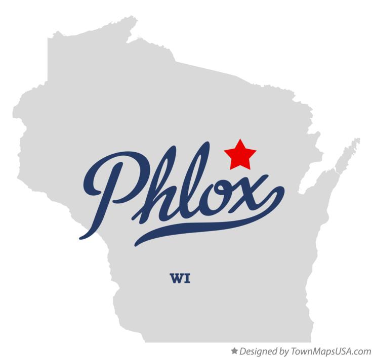 Map of Phlox Wisconsin WI