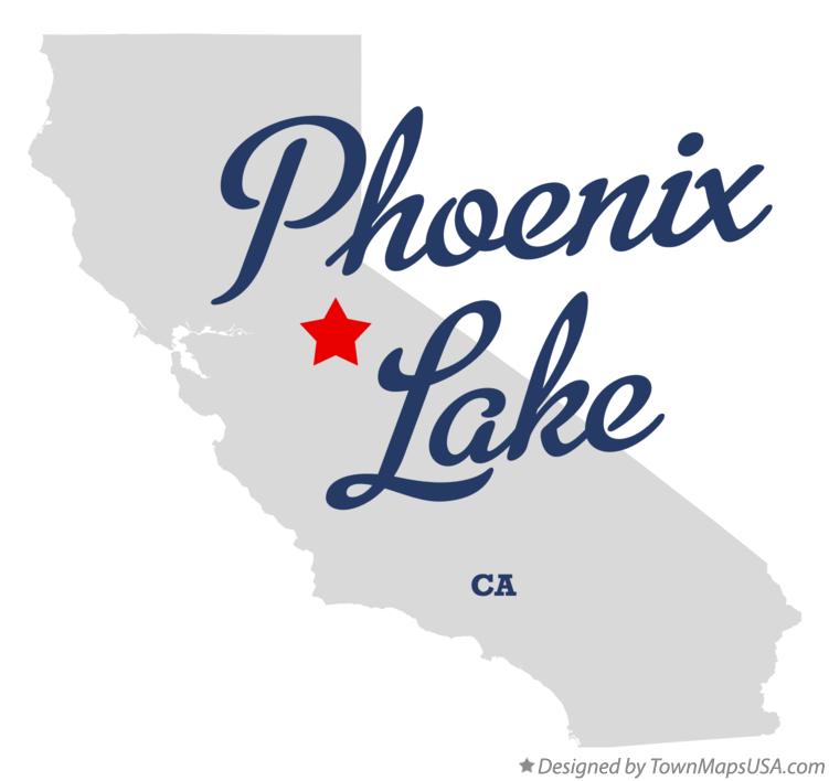 Map of Phoenix Lake California CA