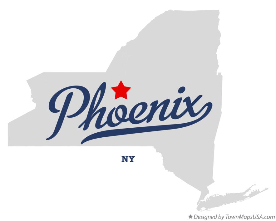 Map of Phoenix New York NY