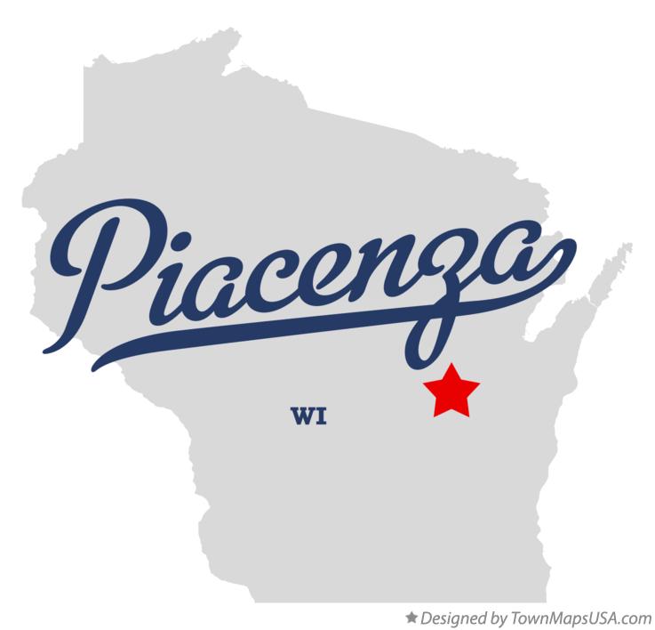 Map of Piacenza Wisconsin WI