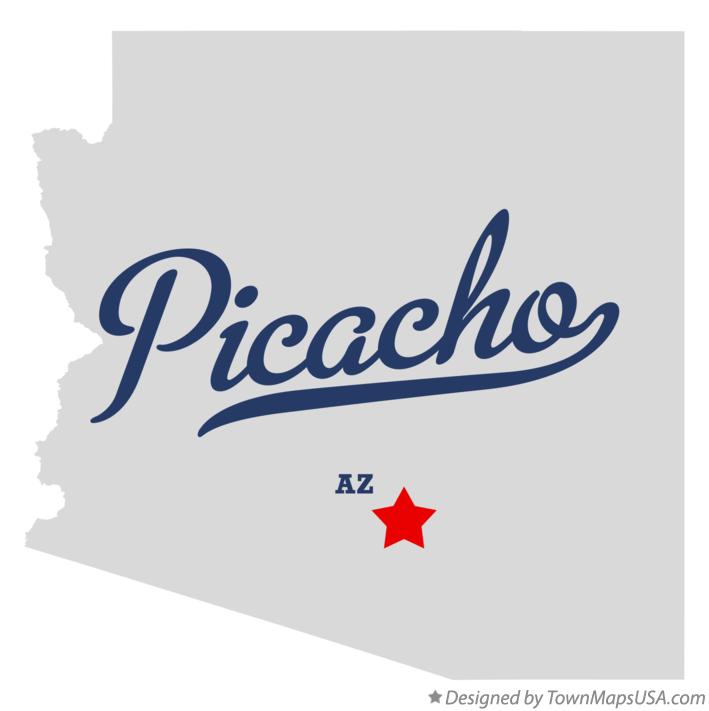 Map of Picacho Arizona AZ