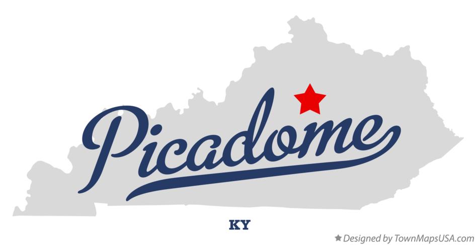 Map of Picadome Kentucky KY