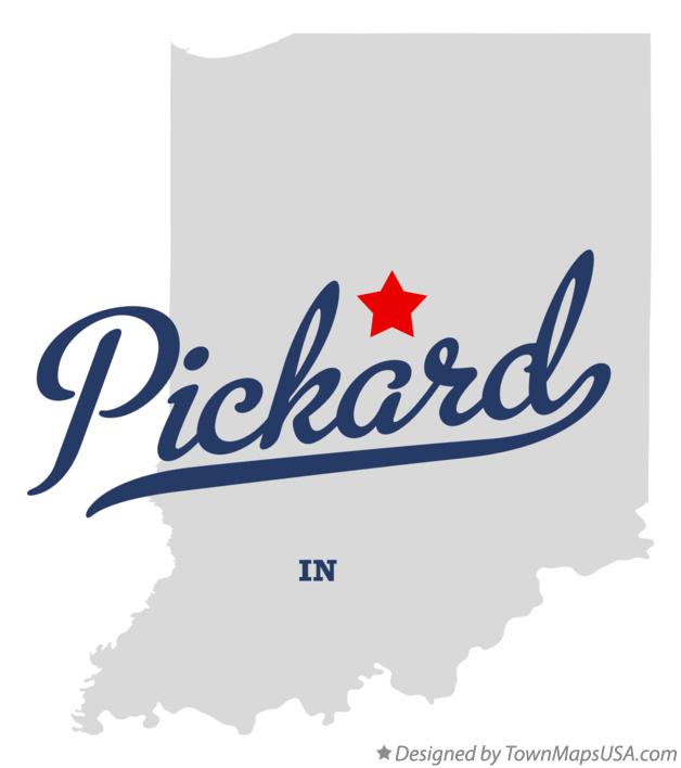 Map of Pickard Indiana IN