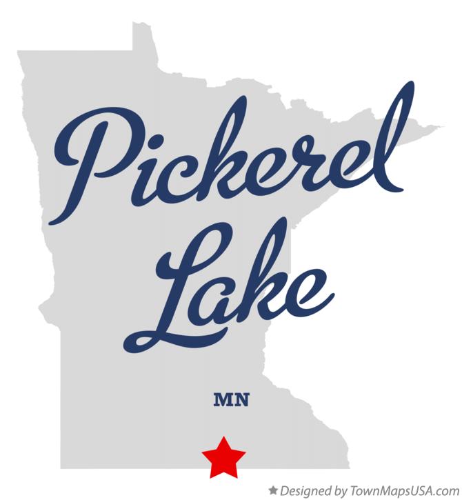 Map of Pickerel Lake Minnesota MN