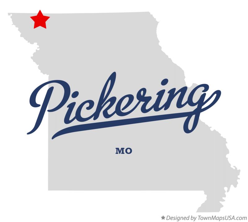 Map of Pickering Missouri MO