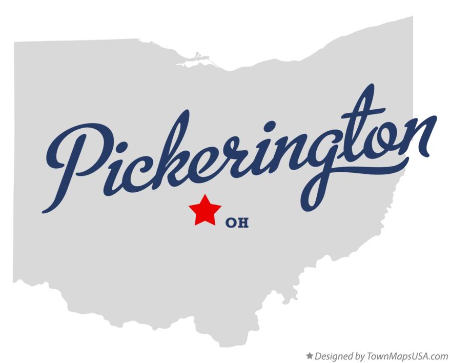 Map of Pickerington Ohio OH