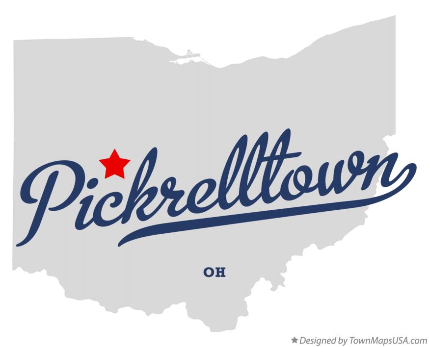 Map of Pickrelltown Ohio OH