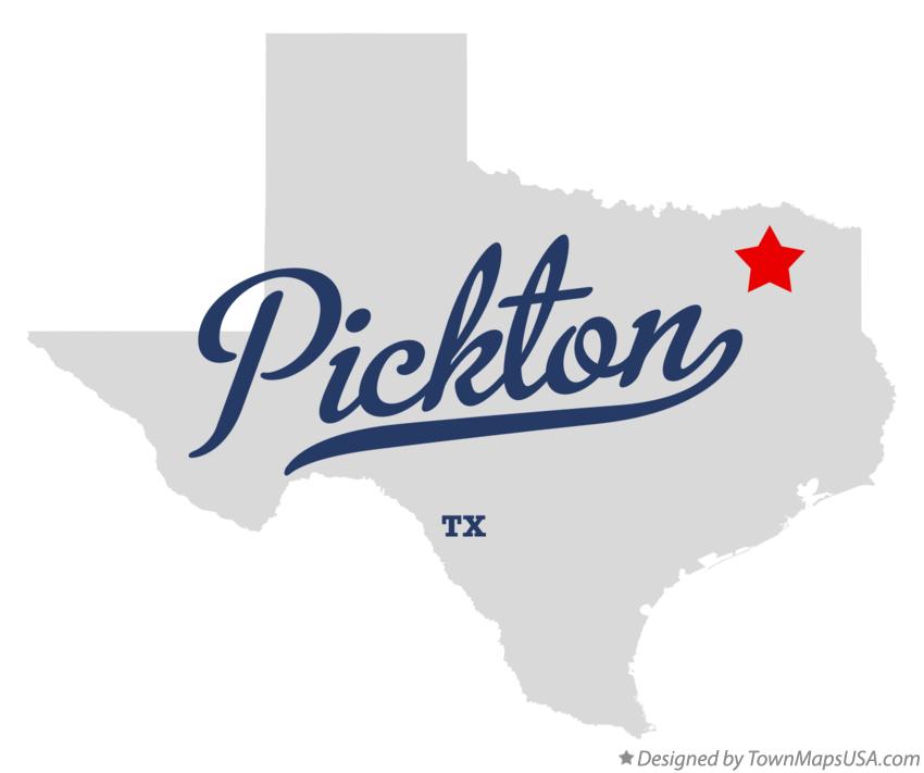 Map of Pickton Texas TX