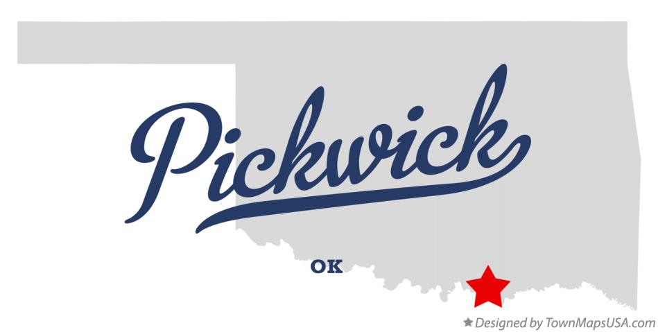 Map of Pickwick Oklahoma OK
