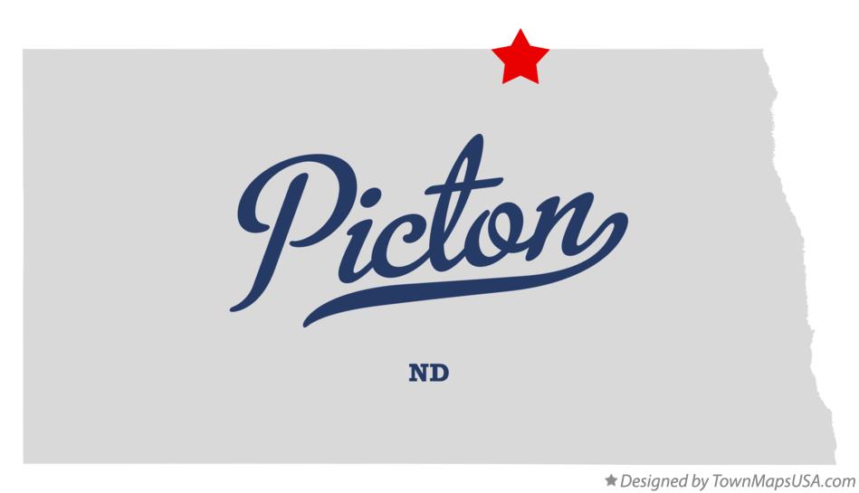 Map of Picton North Dakota ND