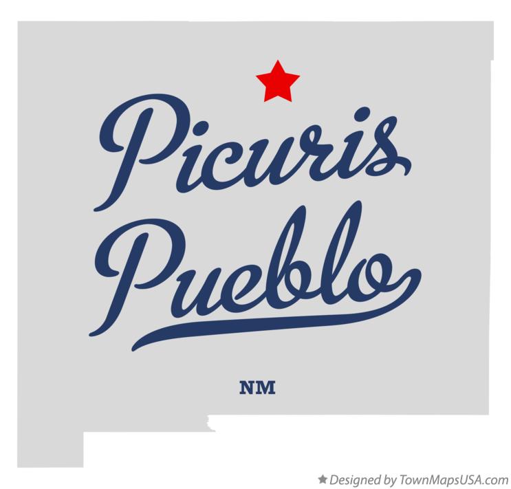 Map of Picuris Pueblo New Mexico NM