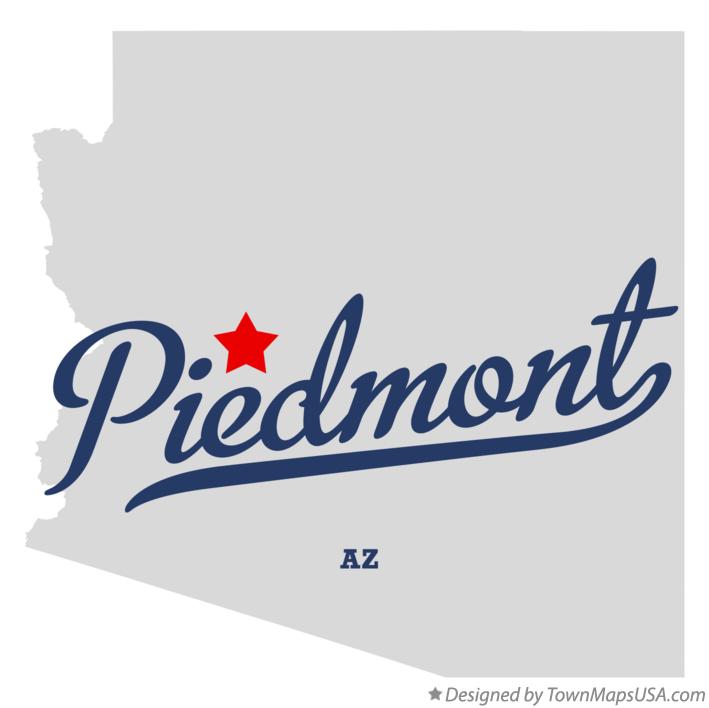 Map of Piedmont Arizona AZ