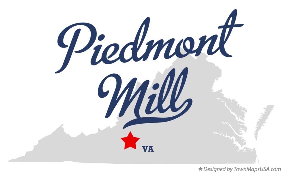Map of Piedmont Mill Virginia VA