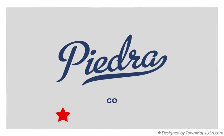 Map of Piedra Colorado CO
