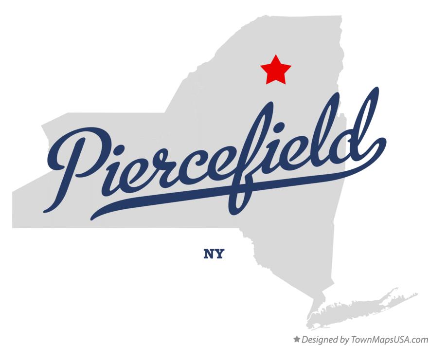 Map of Piercefield New York NY