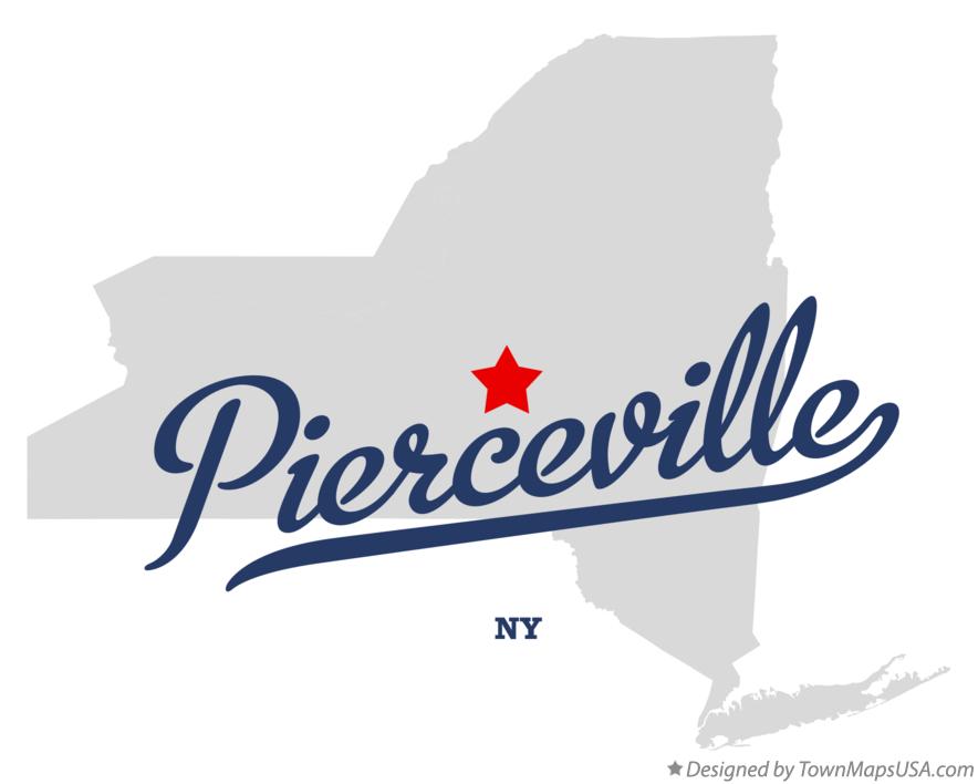 Map of Pierceville New York NY