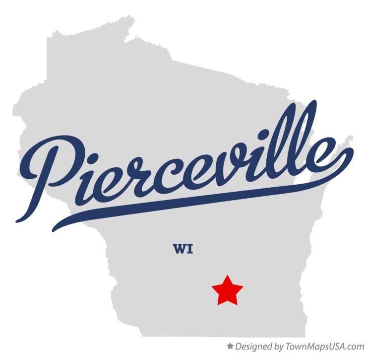Map of Pierceville Wisconsin WI