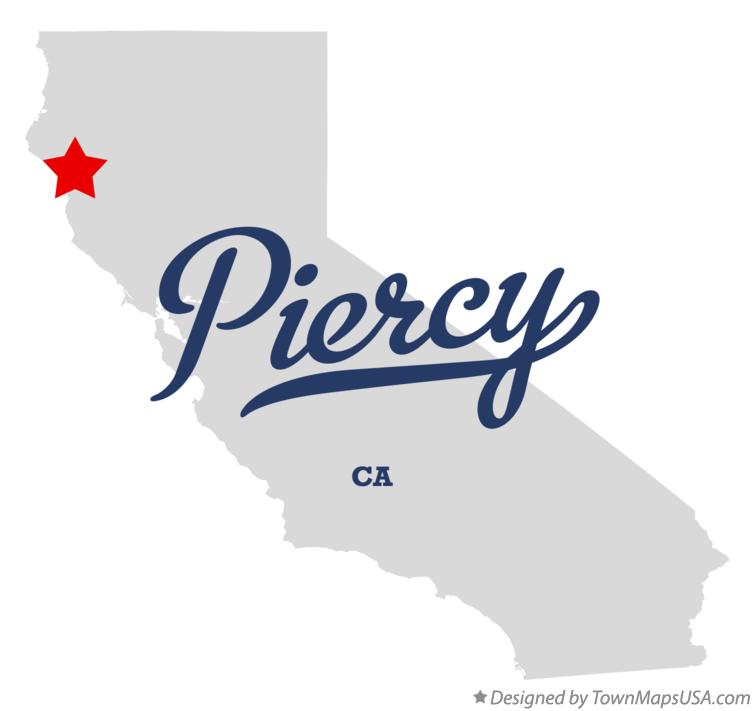 Map of Piercy California CA