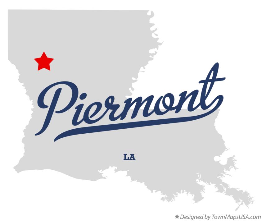 Map of Piermont Louisiana LA