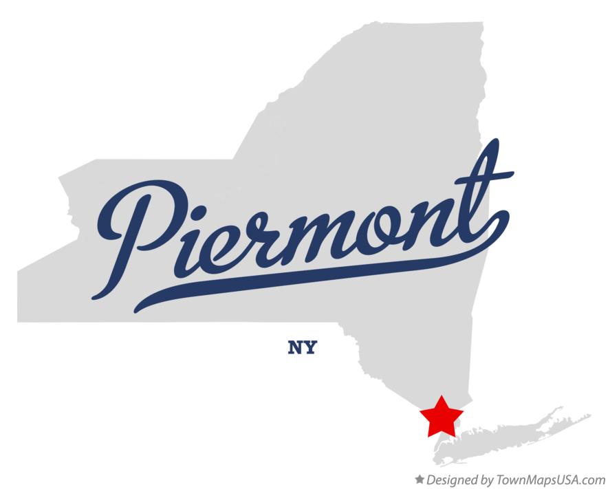 Map of Piermont New York NY