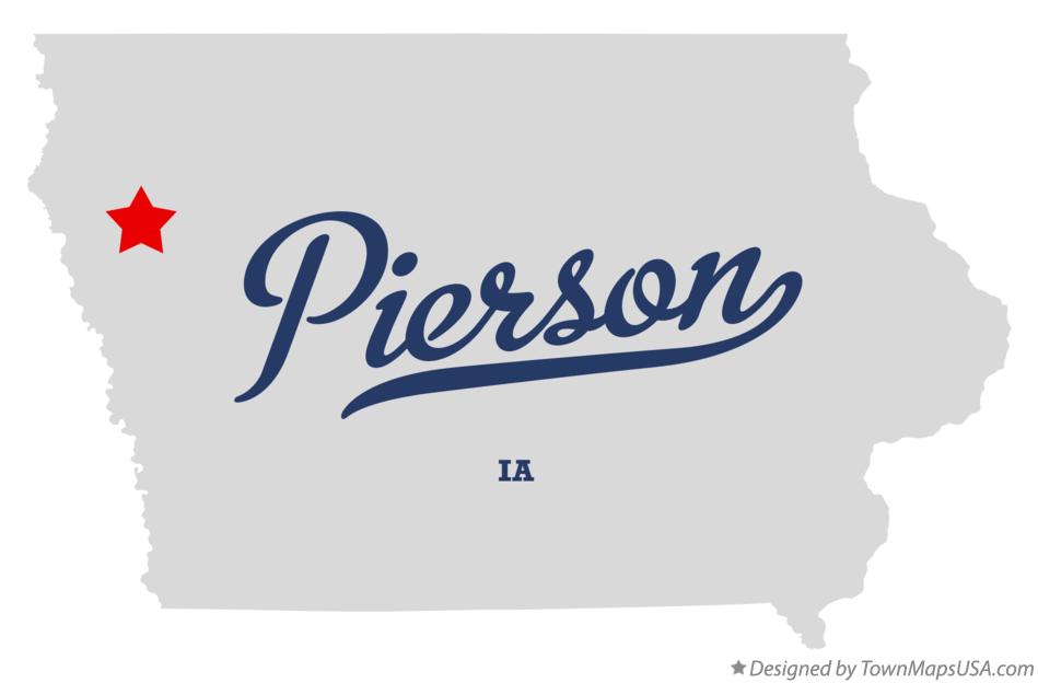 Map of Pierson Iowa IA