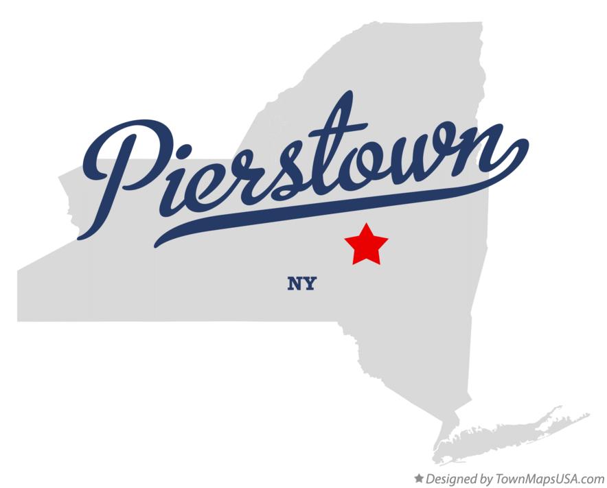 Map of Pierstown New York NY