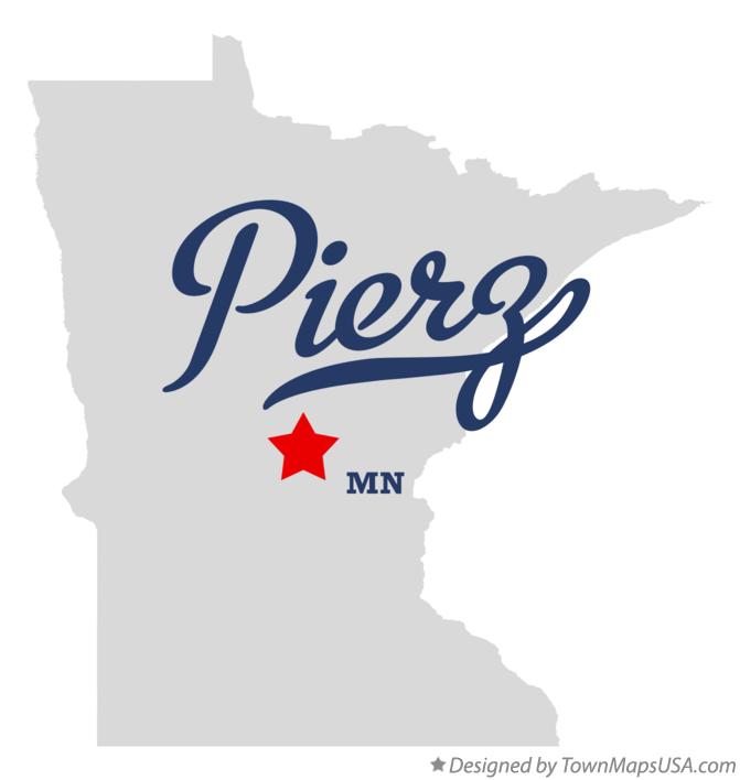 Map of Pierz Minnesota MN