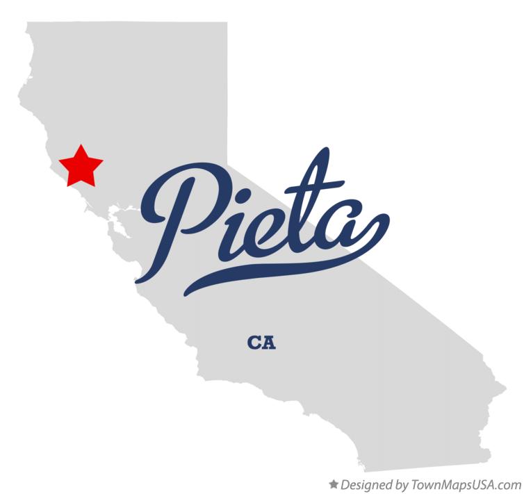 Map of Pieta California CA