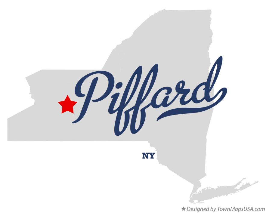 Map of Piffard New York NY