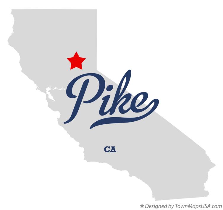 Map of Pike California CA