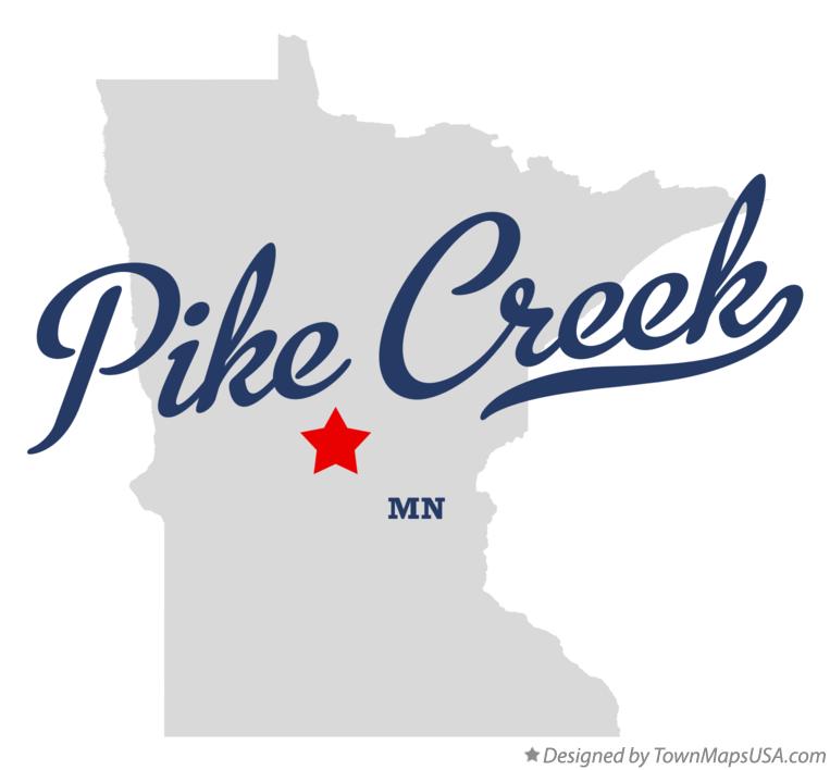 Map of Pike Creek Minnesota MN