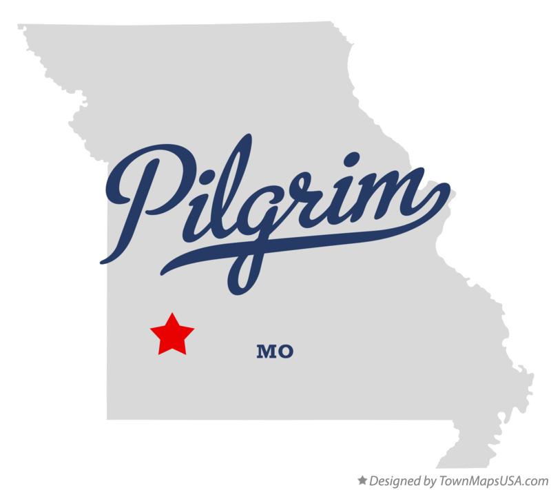 Map of Pilgrim Missouri MO