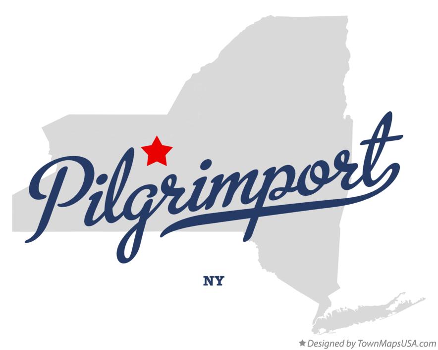 Map of Pilgrimport New York NY