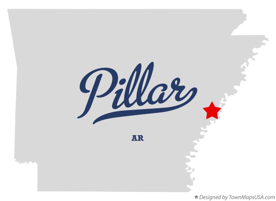 Map of Pillar Arkansas AR