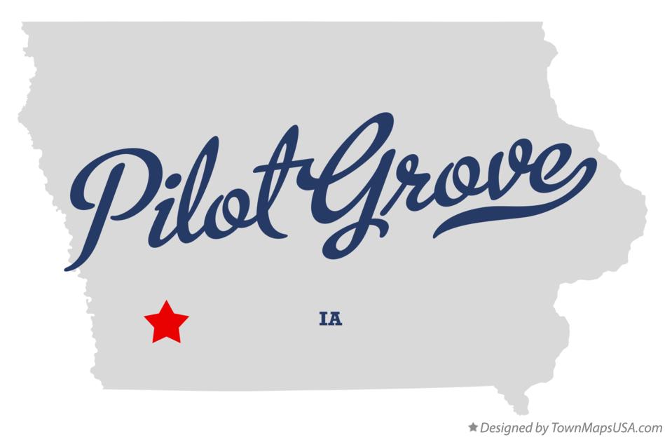 Map of Pilot Grove Iowa IA