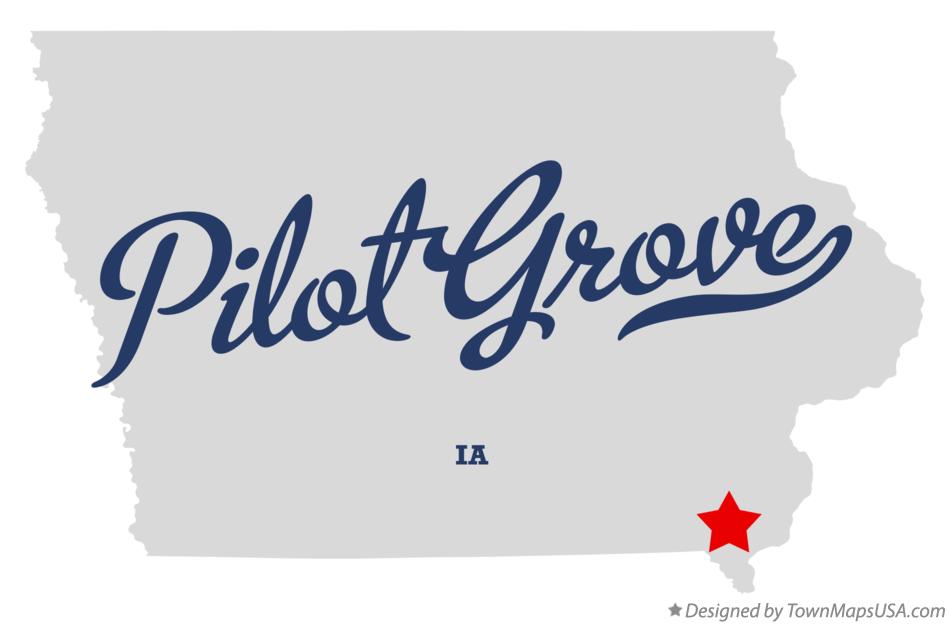 Map of Pilot Grove Iowa IA