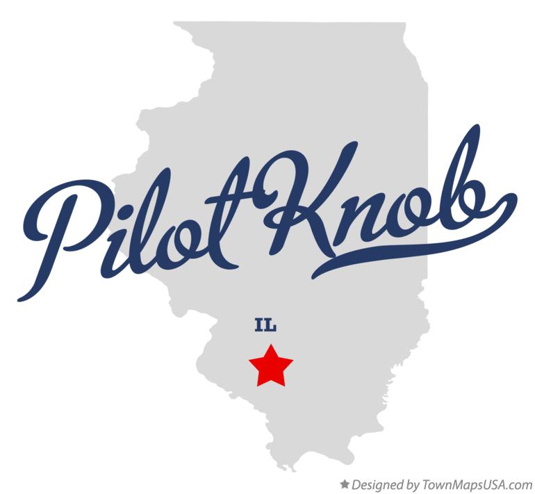 Map of Pilot Knob Illinois IL
