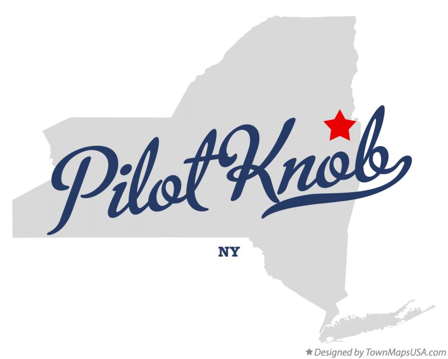 Map of Pilot Knob New York NY