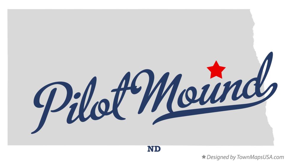 Map of Pilot Mound North Dakota ND