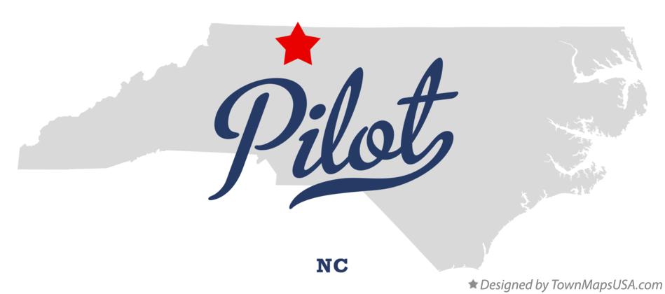 Map of Pilot North Carolina NC