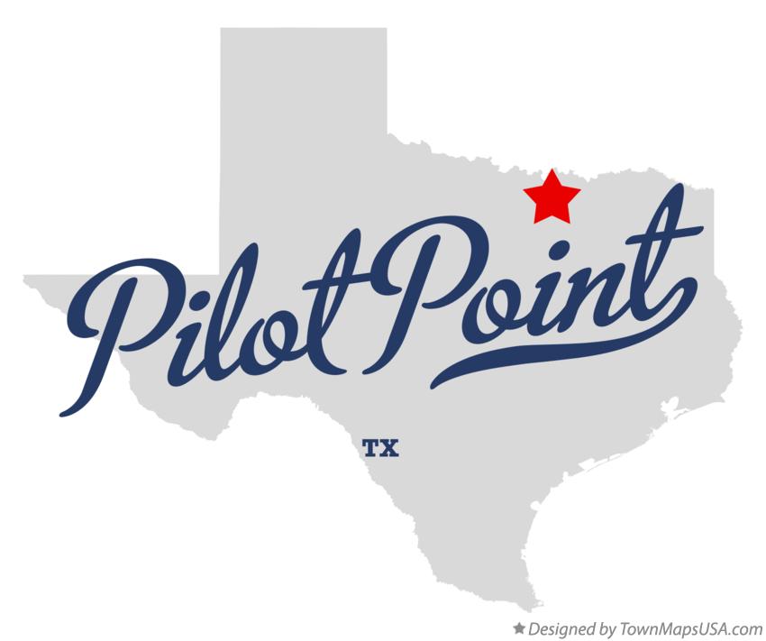 Map of Pilot Point Texas TX