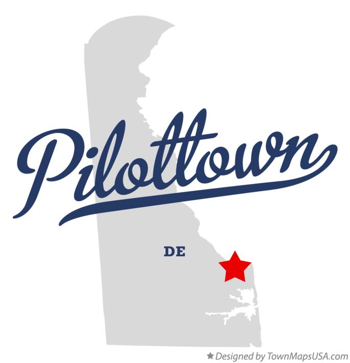 Map of Pilottown Delaware DE