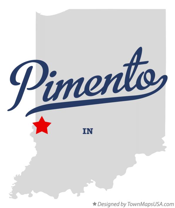 Map of Pimento Indiana IN