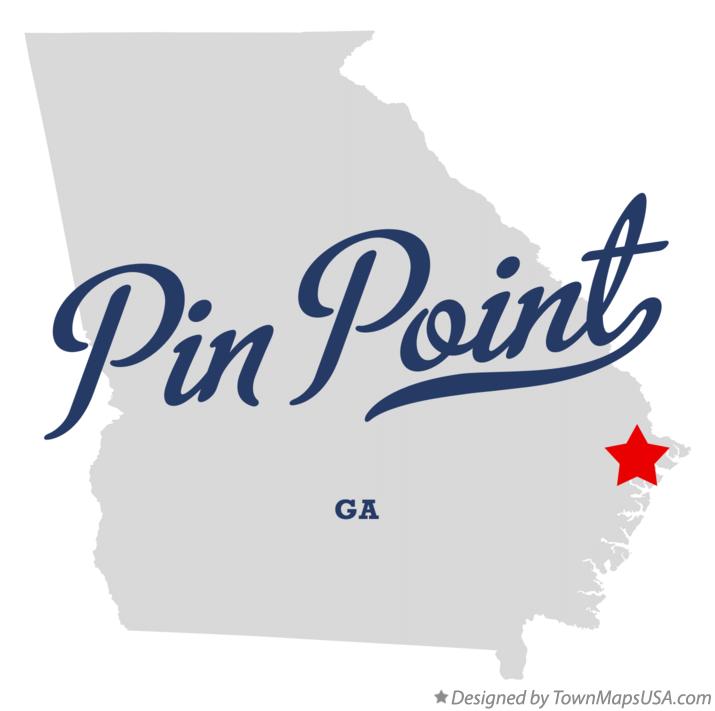Map of Pin Point Georgia GA