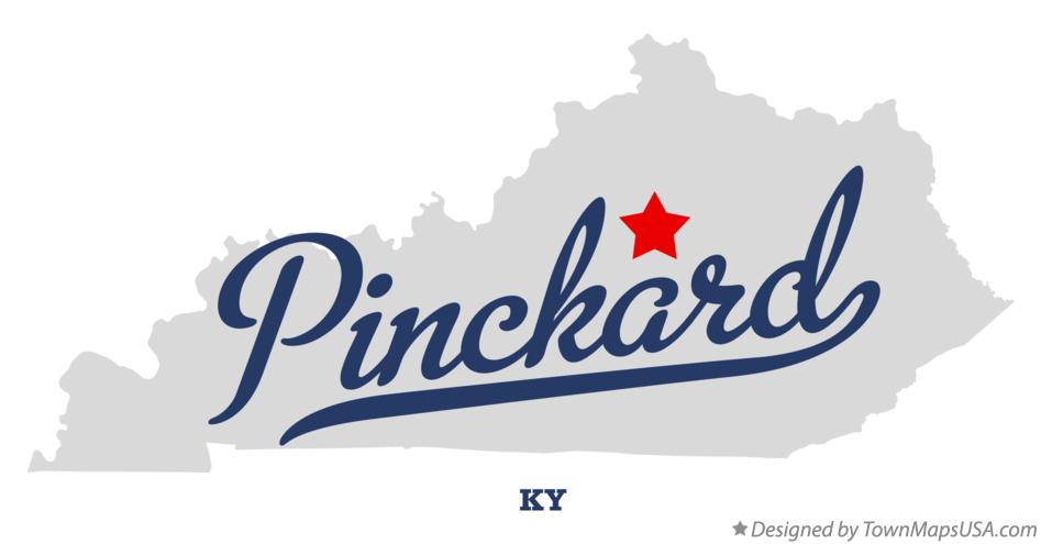 Map of Pinckard Kentucky KY