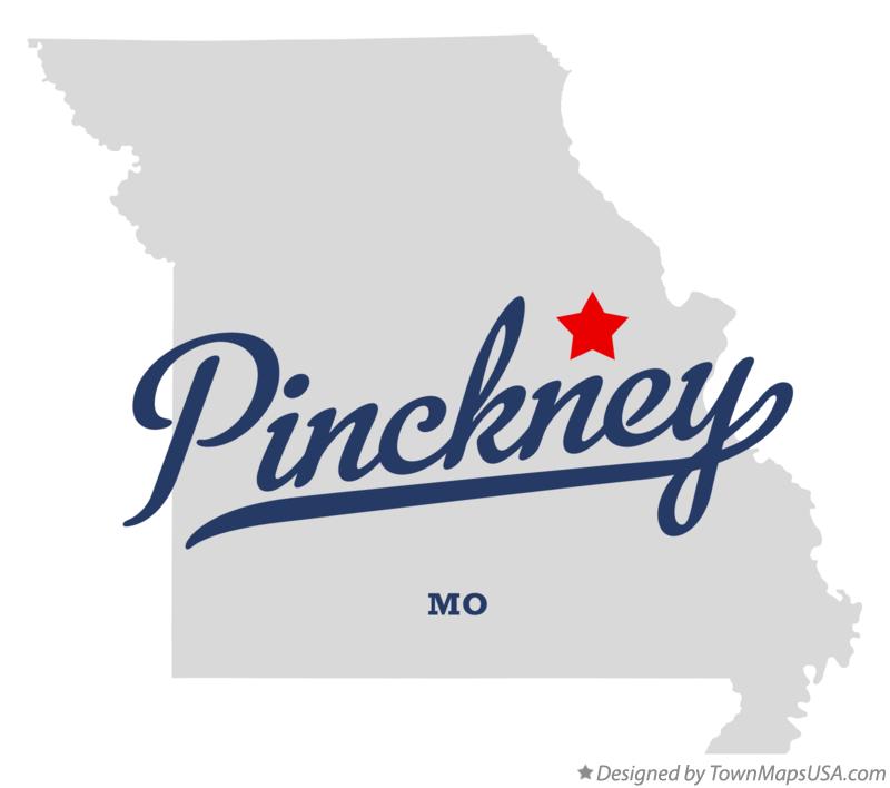 Map of Pinckney Missouri MO