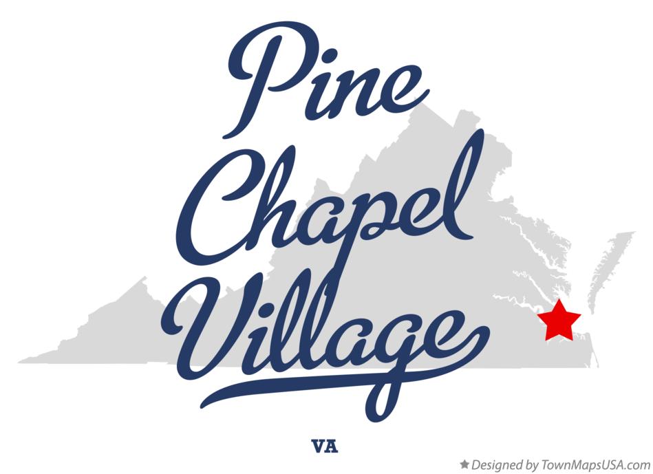 Map of Pine Chapel Village Virginia VA