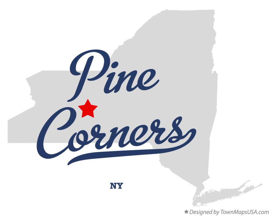 Map of Pine Corners New York NY