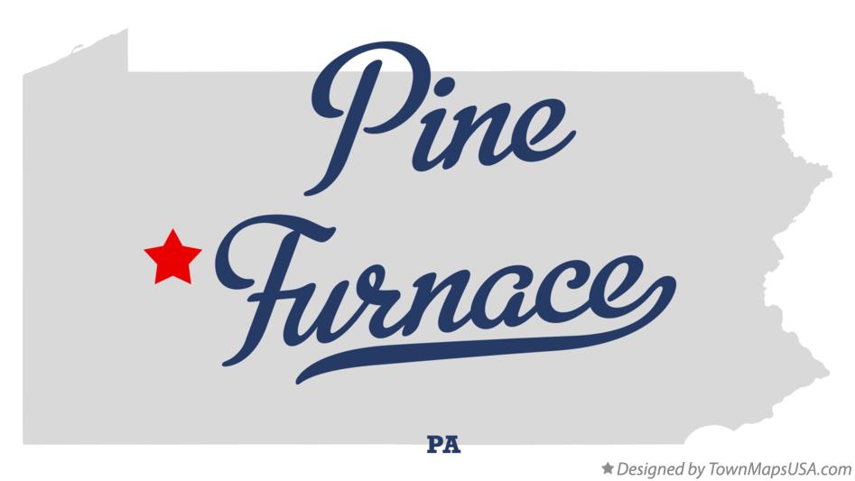 Map of Pine Furnace Pennsylvania PA